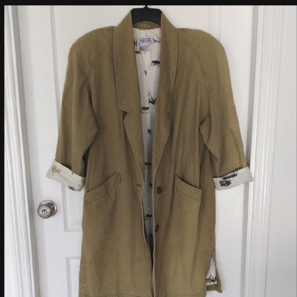 S.B.II by Bittermen Jackets & Blazers - Vintage S.B.II By BIttermen Coat Size L. 100% Cotton.